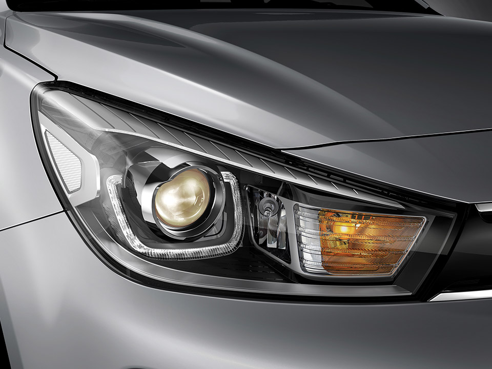 Light metallic grille (EX)